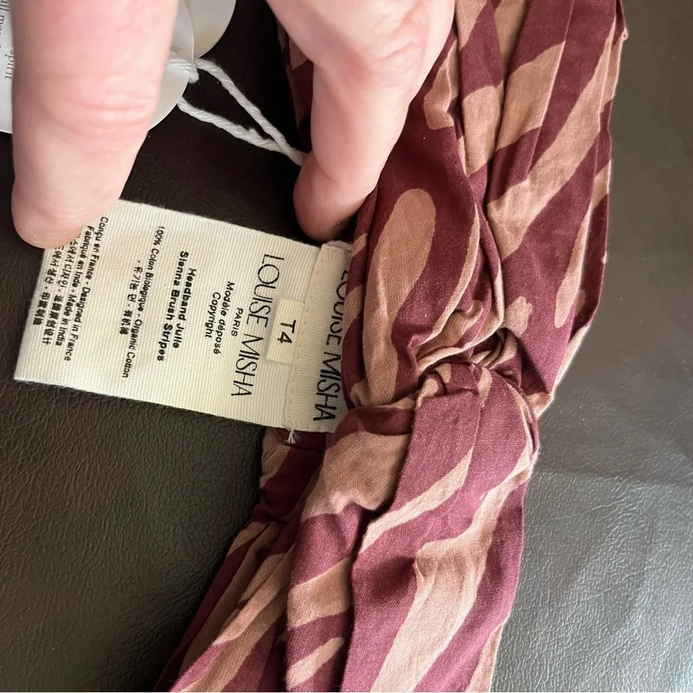 Diane von Furstenberg Pink and Tan Headband